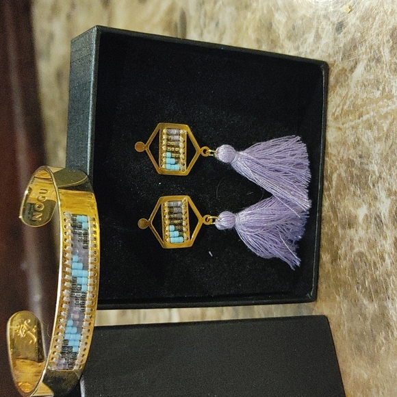 Joseph Nogucci NIB BOHO Chic earring and bracelet set - Picture 1 of 4